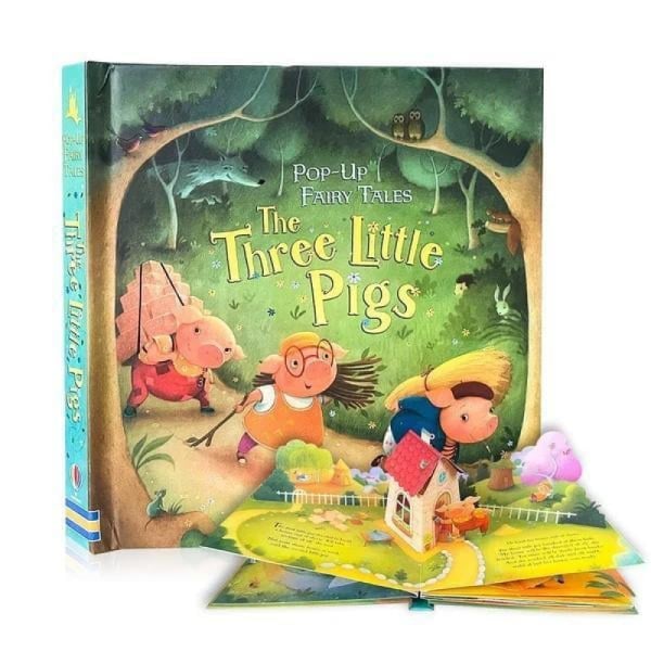 Pop-up Fairy Tales 3D billedbog，Julegave til børn 7