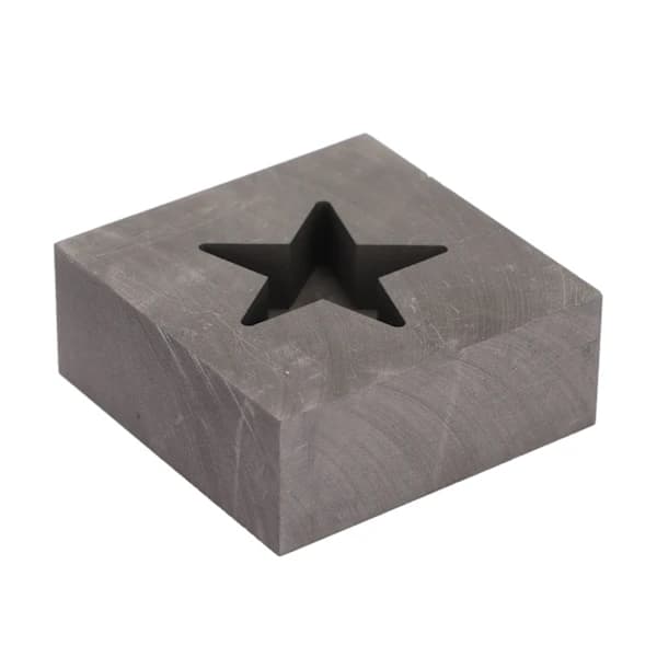 /EA/Grafitgötform Stjärnform Guld Silver Smältgjutform för mässing Koppar Aluminium Zink
