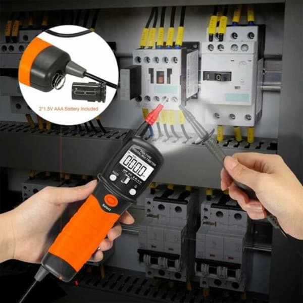 /EA/Multimeter, elektrisk tester, digital pennmultimeter, multimeter, AC/DC spenningsmåler Resistansmåler 2000 teller til Mea