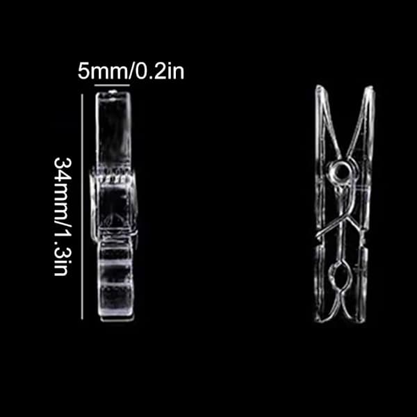 /EA/Transparent Klesklype, Mini Transparent Klesklyper, Mini Plast
