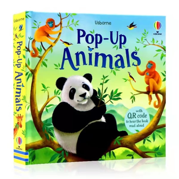 Pop-up sagor 3D bilderbok, julklapp till barn 10
