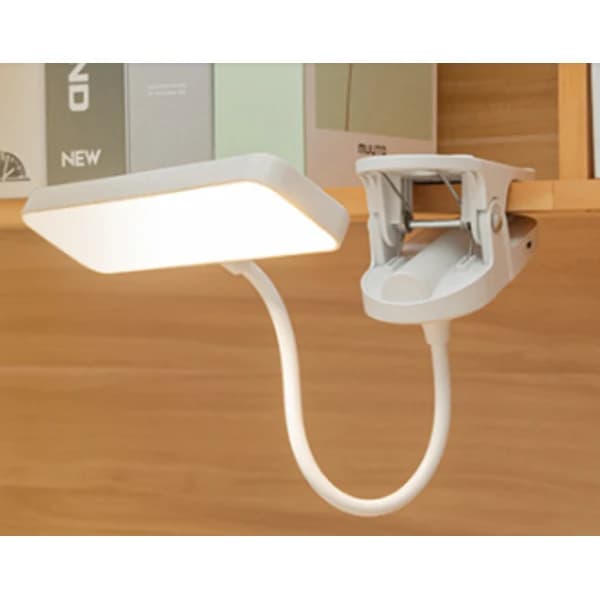 /EA/LED-leselampe, oppladbar klemmeleselampe, øyebeskyttelse, th