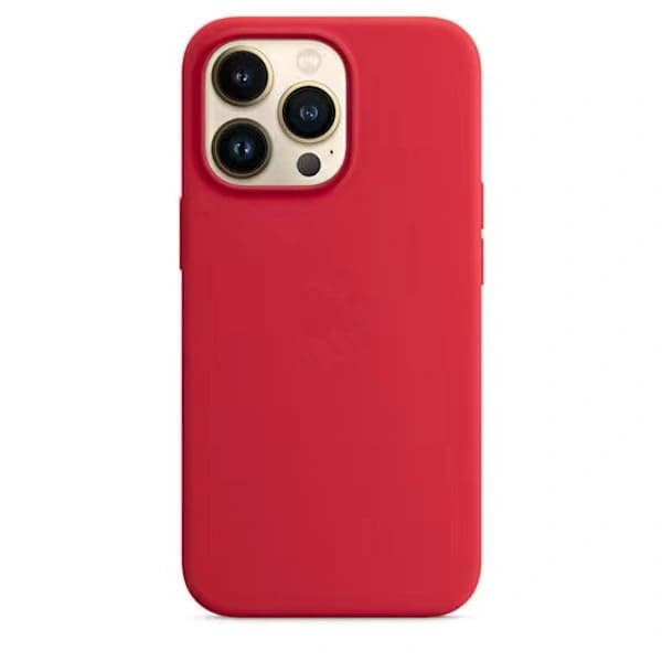 /EA/Silikoneetui med MagSafe (til iPhone 13 Pro) - RØD