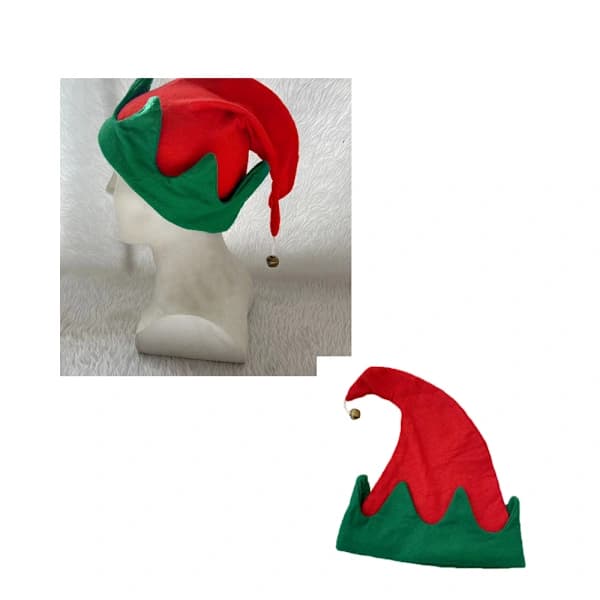 /EA/Halloween dekorasjon, 2 stk Julehatter Julefrisyrer Julefrisyr