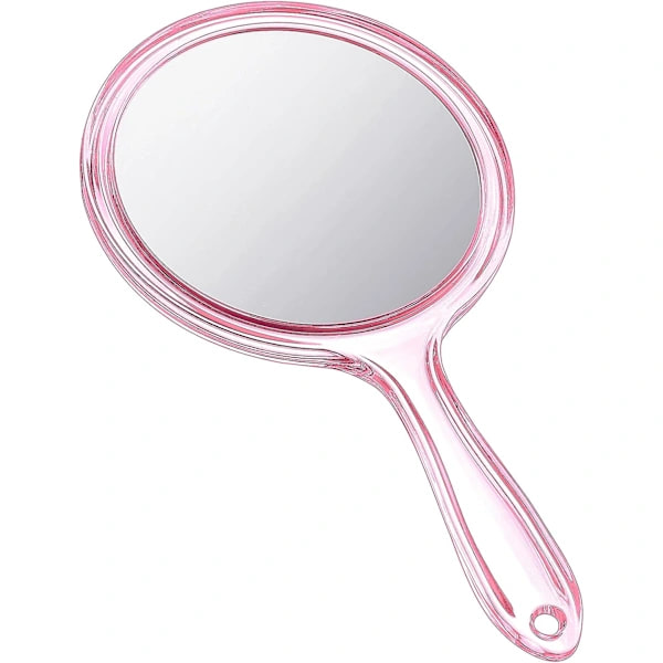 Hand Mirror Double Sided Handheld Mirror 1X/2X Magnification