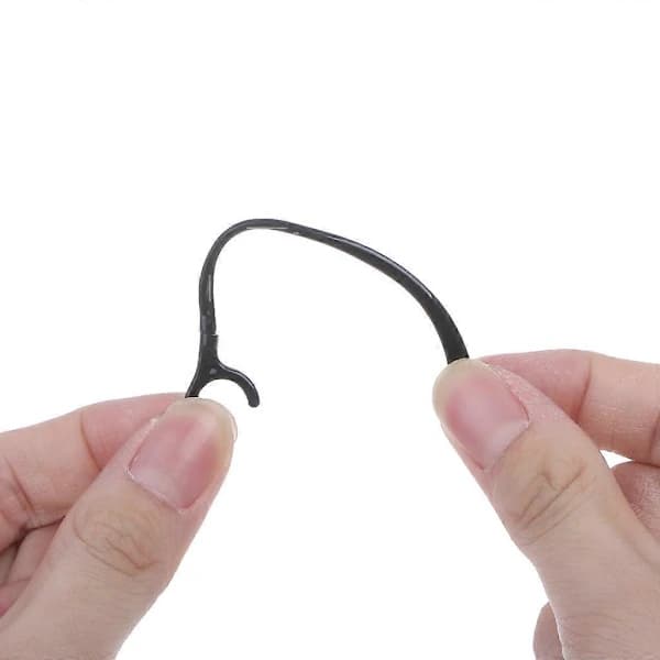 /EA/2 stk. Ørekroker Universell Design Bluetooth-kompatible Headset-klemmer 6mm Transparent