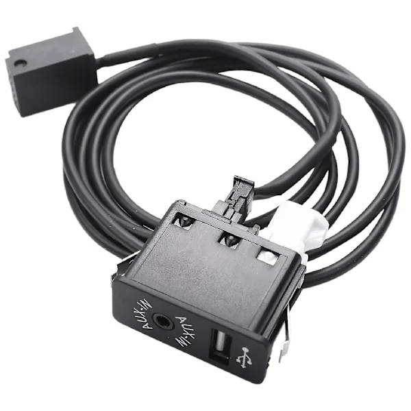 /EA/Bil Aux USB-port 12-pinners Bluetooth-grensesnittbryterpanel Musikkadapter for E39 E53 X5 Z4 E85 E8