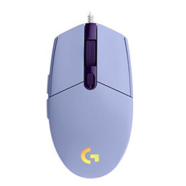 Gaming Mouse G102 Mouse for destrimani ottico 6 pulsanti cablato USB nero Lila