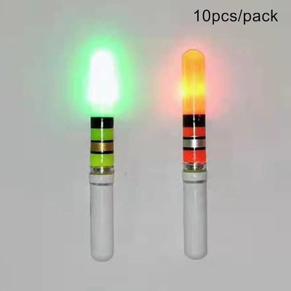 /EA/10-pakning LED-lysbojer for nattfiske (rød)