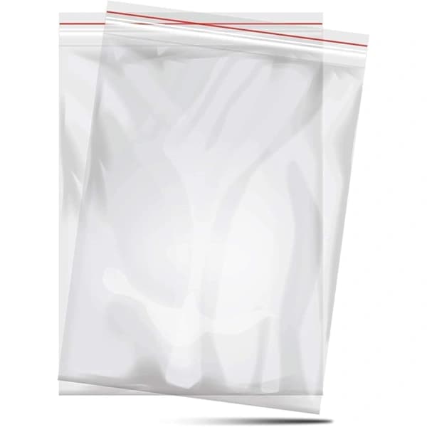 /EA/ Zip-påse - Transparent plastförpackning - Genomskinligt blixtlåsmaterial
