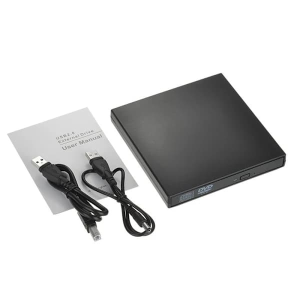 /EA/Ultratank bærbar ekstern cd-dvd-enhed sort