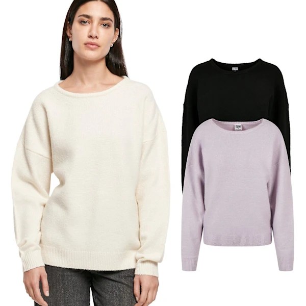 /EA/Dame - Stor, fluffy oversized genser