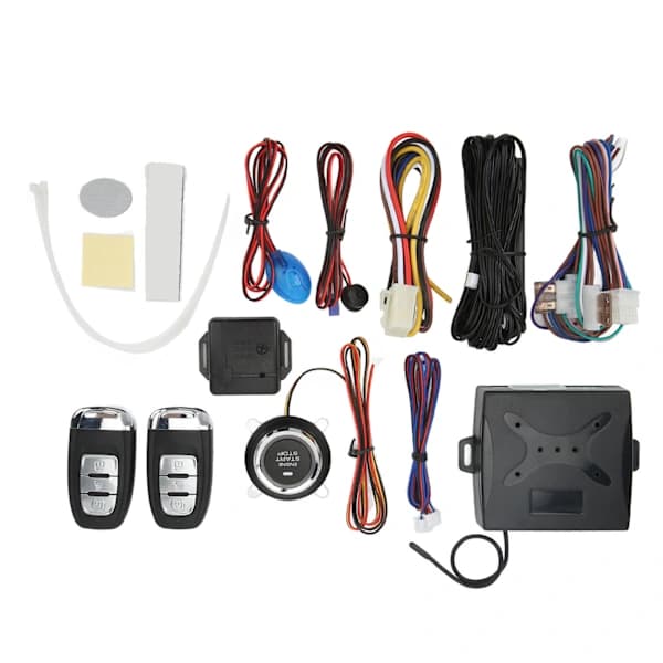 /EA/12V Bil Nøglefrit System Fjernbetjeningsdetektering LED-advarselslys Identitetsgenkendelse til bil