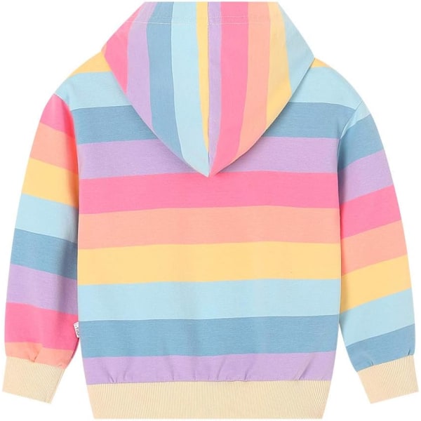 Unicorn sweatshirts för flickor Toddler och barn II Little Girl's Pullover TopsA to rainbow 4T
