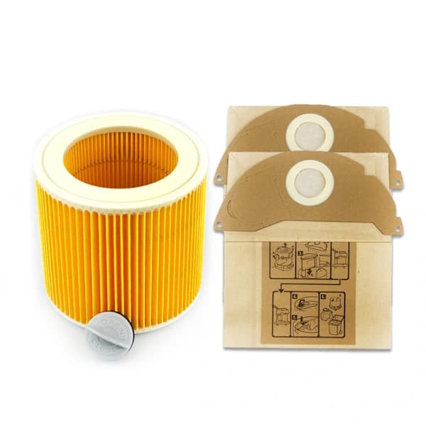 /EA/2 filter + 4 filter støvsugerposer egnet for Karcher Wd2250 A2004
