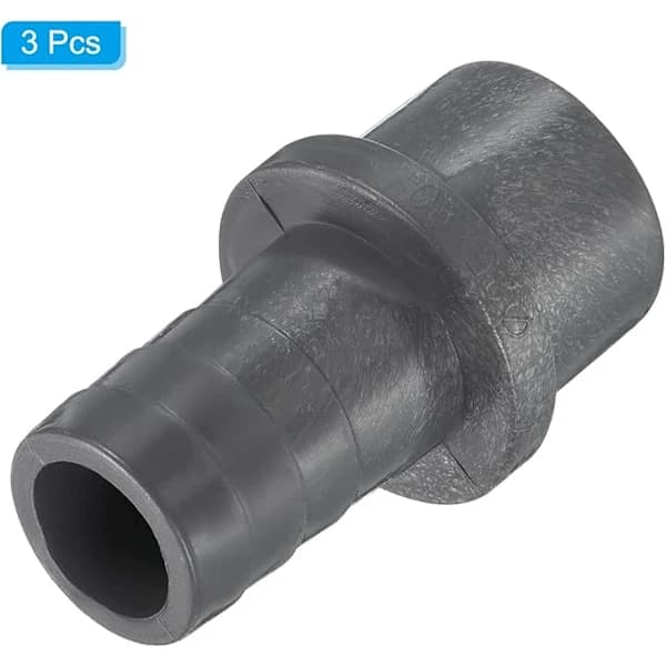 /EA/PVC Reducer Rørkobling 25mm OD 20mm Studser, 3-pak Lige Koblingsadapter, Grå