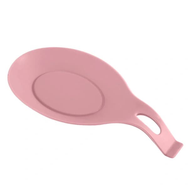 /EA/Silikonskedstöd (rosa), Silikonskedhållare för kök
