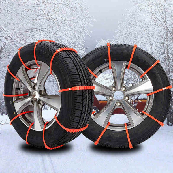 20 STK Hjul dekk snø Anti-skli kjeder for bil lastebil SUV Emergency Universal 20 st