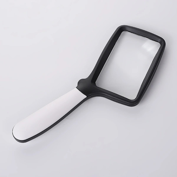 /EA/Rektangulær leseforstørrelsesglass med 5 LED-lamper, 2 intensitetsmoduser