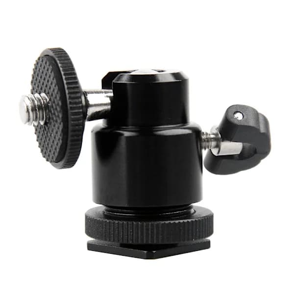 /EA/Kamerastativ LED-lys blitzstativbeslag holder montering 1/4 blitzsko-adapter