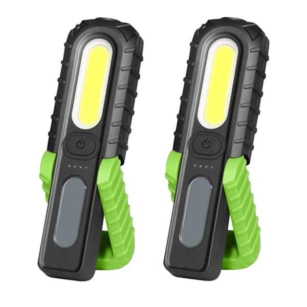 /EA/2 stk oppladbare vanntette LED-arbeidslamper med svingbart stativ, Ho