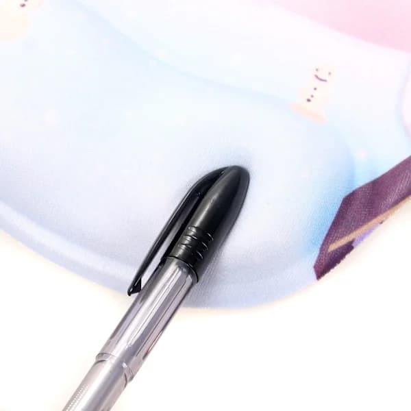 /EA/Design Gel håndleddsstøtte musematte, Gel musematte med håndleddsstøtte
