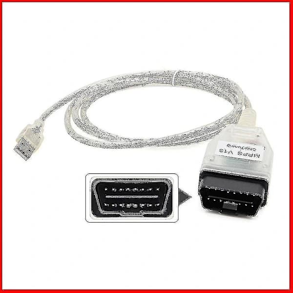 Obd2 Mpps V13.02 Ecu Chip Remap Tuning Flash Programmer Diagnostikkabel USB -