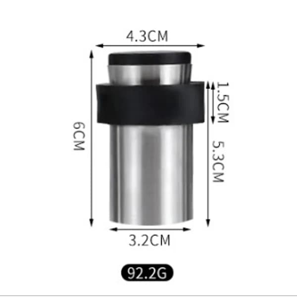 /EA/Golv dörrstopp 6cm Rostfritt stål Dörrstopp Dörrstopp