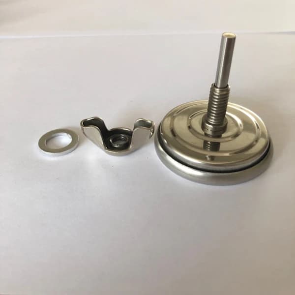 /EA/ Ovntermometer i rustfrit stål, bimetallisk grilltermometer