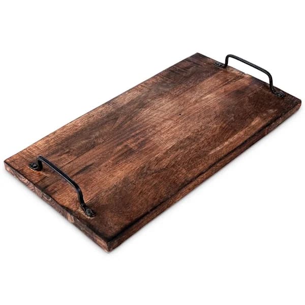 /EA/Cutting Board in Exotic Mango Wood with Rustic Design