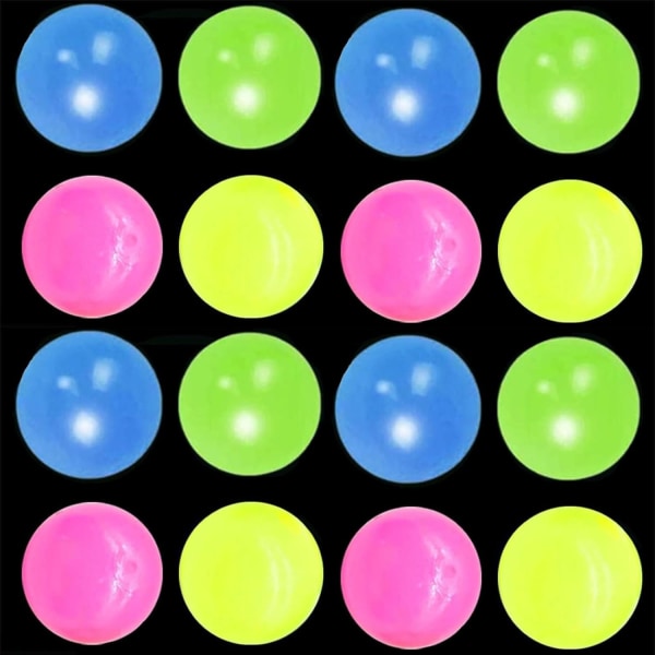 Lumiballs, Dreamballs - Ultimate 4st Set, Dream Balls Glow in The Dark That Stick Blanda 16 st
