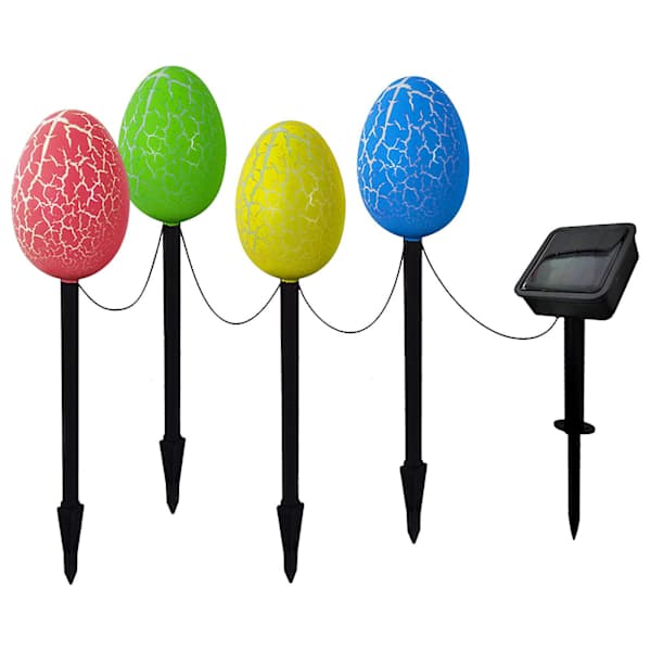 /EA/Utendørs solcellelampe Simulering påskeegg Gårdsdekorasjonslampe Marknattlys