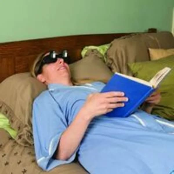 /EA/1 stk. Horisontale Prisme Lazy Briller, Periskop Briller til Læsning