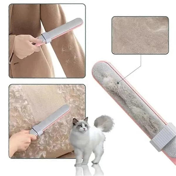 /EA/Elektrostatisk fnugbørste, dobbeltsidet fjernelse af dyrehår A