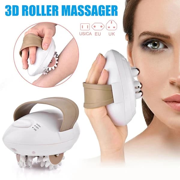 /EA/Mini 3D Anti-Cellulite Roller Shape Slim Massager Percussion Massage Tool Muscle New（EU）