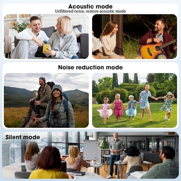 Microfon trådlös, TOPESCT för iPhone/Android-telefon/ Laptop, USB C för videoinspelning, Vlogging, TikTok