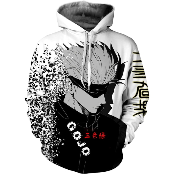 Cosplay Jujutsu Kaisen Pullover Hoodies Anime Manga Karaktär Merch Sweatshirt För Unisex Vuxen  Small-Medium