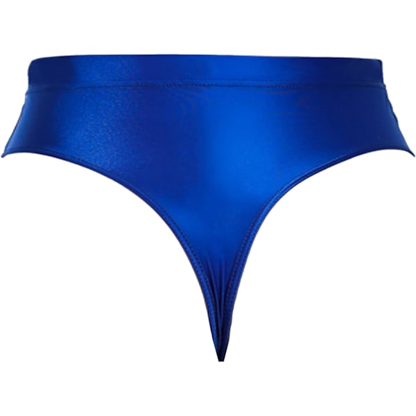 udmall Dam High Cut Thongs Briefs Balett Dans Underkläder Booty Shorts Shiny Panties Style-2-royal B Medium