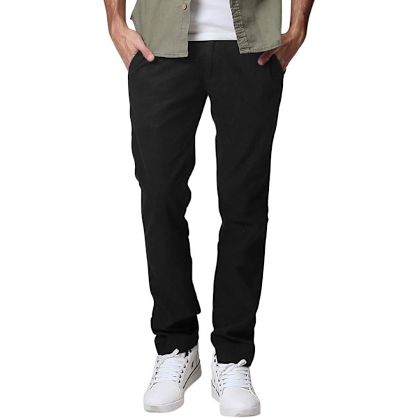 ch herrbyxor raka ben casual 8136 svart 36