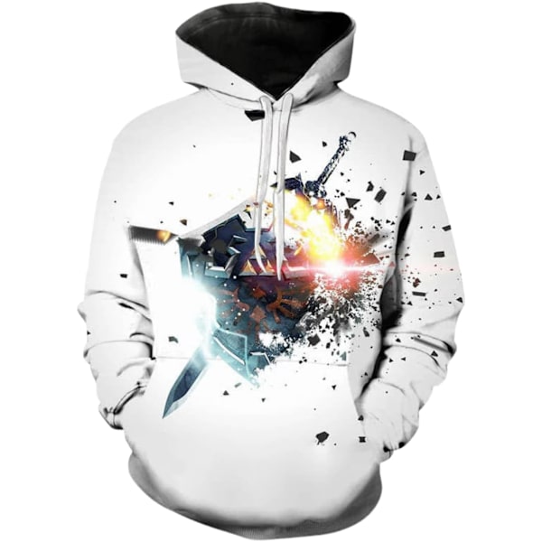 Cosplay Legend of Zelda Breath of The Wild Twilight Princess Känguru  Hoodies - Unisex Pullovertröjor  Medium