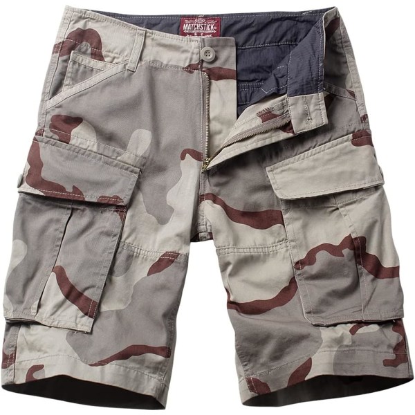 ch herr cargoshorts 3204 beige camo 40