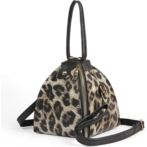 ING Leopard Print axelväska dam axelväskor tote crossbody väska Leopard Print 7