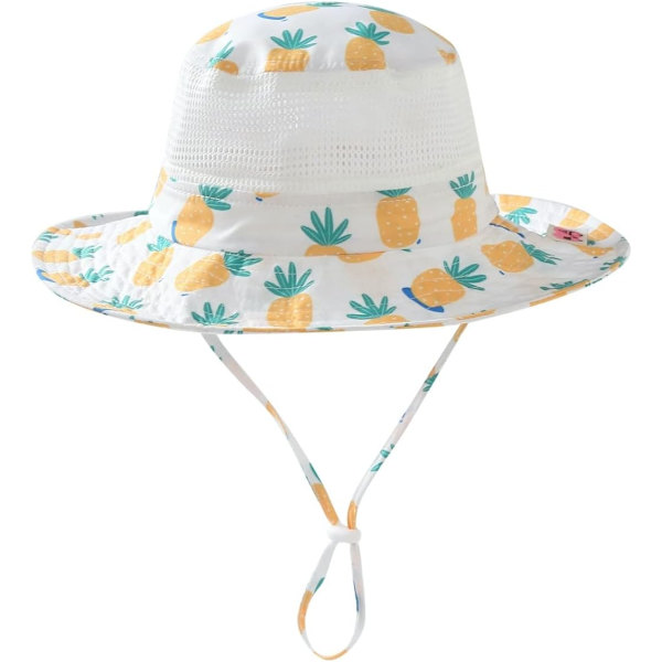 racy Baby Toddler Kids Justerbar Solskydd Hatt UPF 50+ Pojkar Flickor Mesh Bucket Hat Fällbar