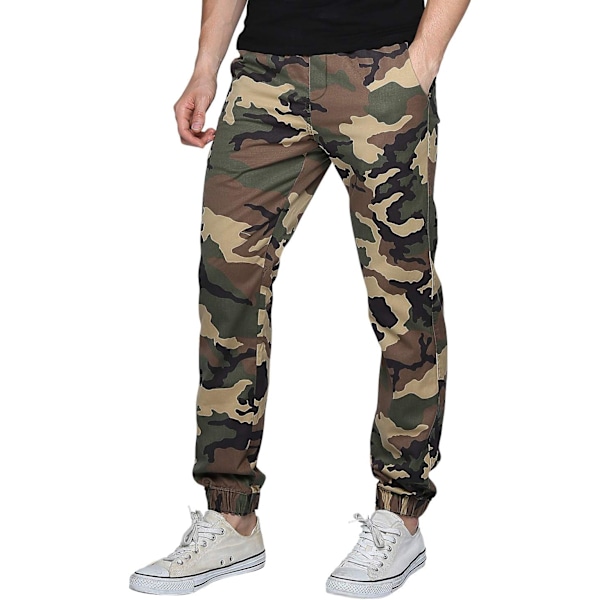 ch herr Chino Jogger byxor Khaki Max 30