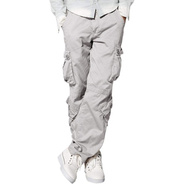 ch herr Wild Cargo byxor 6053 Silver Gra 30