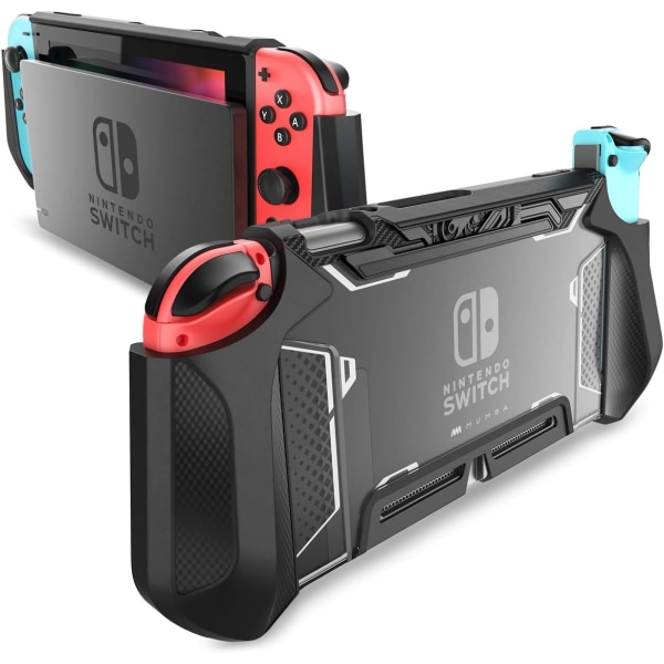case för Nintendo Switch, Mumba [Blade Series] TPU Grip Cover Kompatibel med Nintendo Switch Cons Case