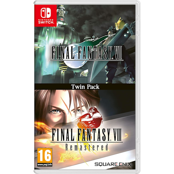 uare Enix Nintendo Switch Final Fantasy VII och Final Fantasy VIII Remastered (2-pack)