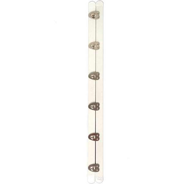 cm, Svart) - Item4ever 1 Set Korsett Busk Stålfjäder 18cm - 36cm Stöd för Korsett Bröllopsklänningar (33cm, Svart) Vit 12\"