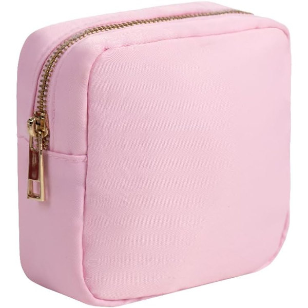 oRun Makeup Pouch Travel Cosmetic Pouch Makeup Bag Cosmetic Bag för kvinnor/män, 8#rosa, S, Fashion