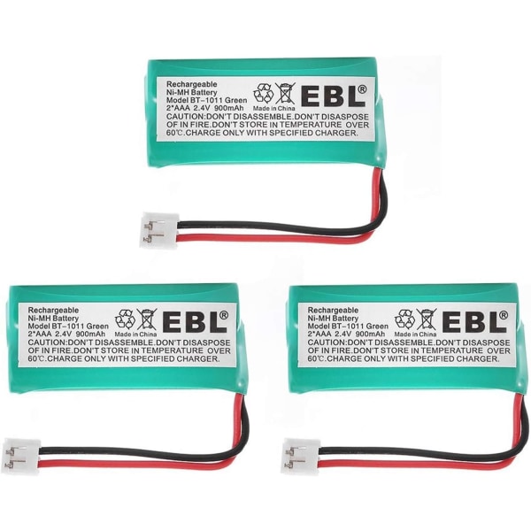 E Uppladdningsbart ersättningsbatteri 900mAh för BT-1011 BT-1018 BT-6010 BT-28433 BT-18433 BT-8000 BT-8001 BT-8300 CS6219 CS6229 Sladdlöst telefonbatteri